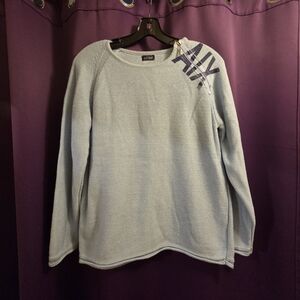 AX Armani Exchange Light Blue Womens Sweater